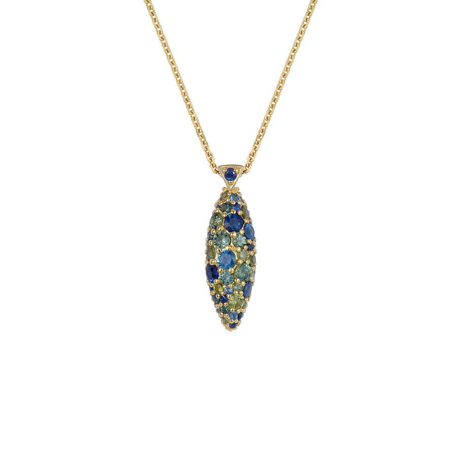 CLEO NECKLACE BLUE HUES SAPPHIRES